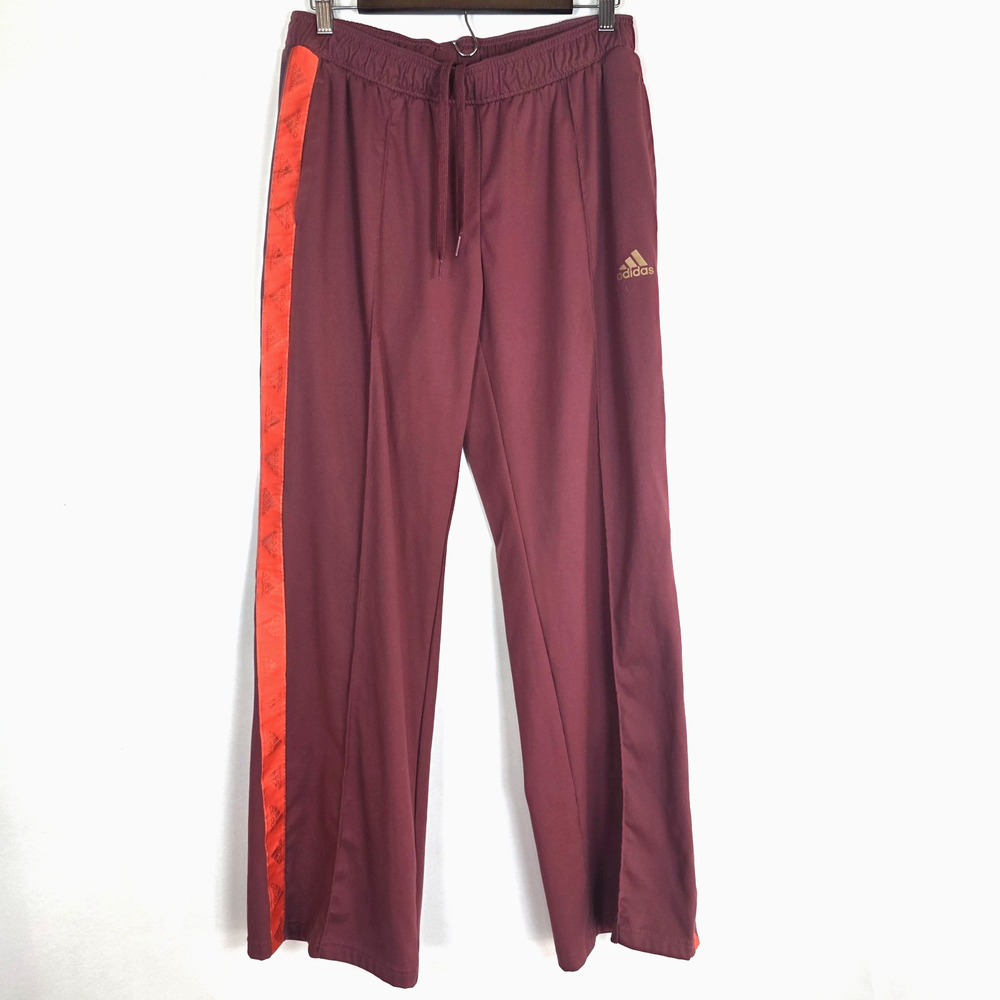 Adidas X Zoe Saldana Collection Women’s Track Pants Legacy Red GG3401 Sz L